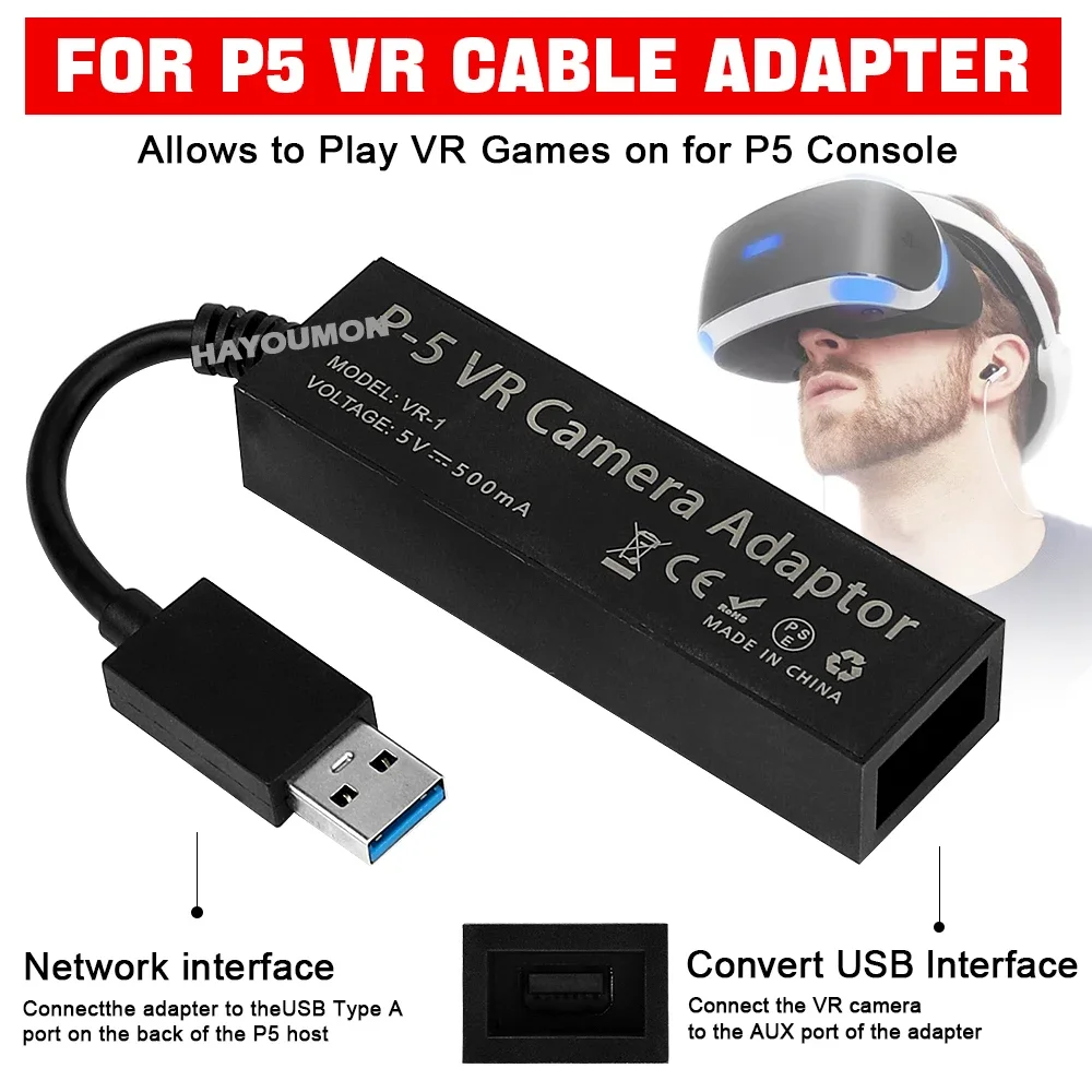 Gaming Console Buttons - Adaptador de Cabo VR para PS5,