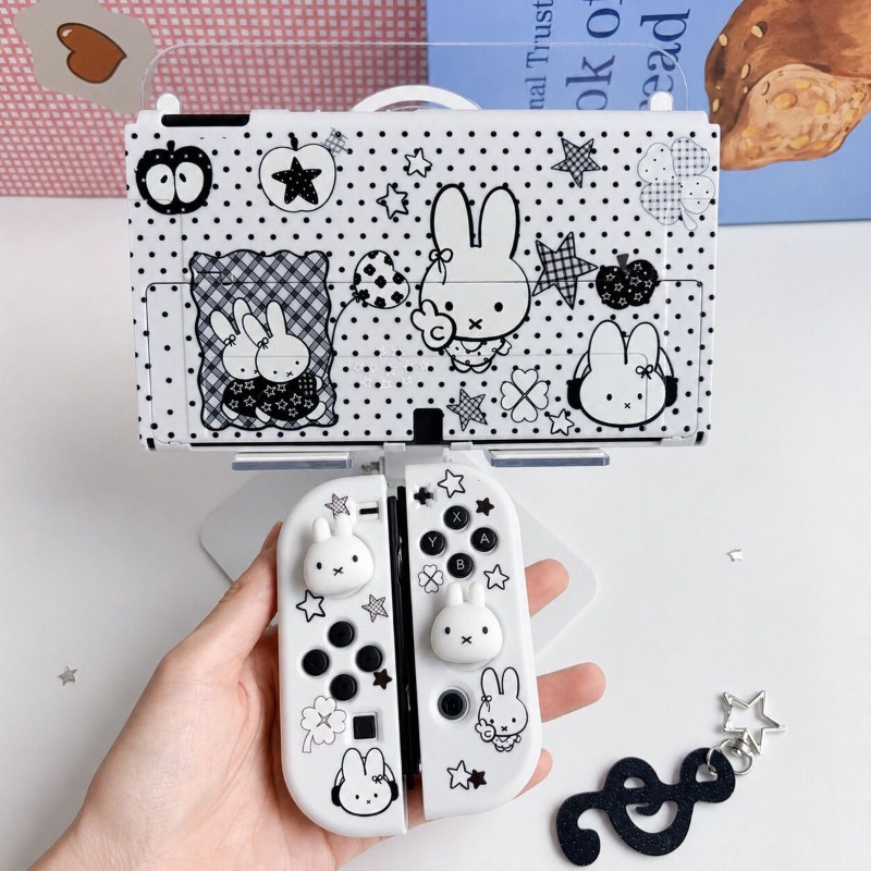 Gaming Console Tv - Capa protetora fofa da Miffy para