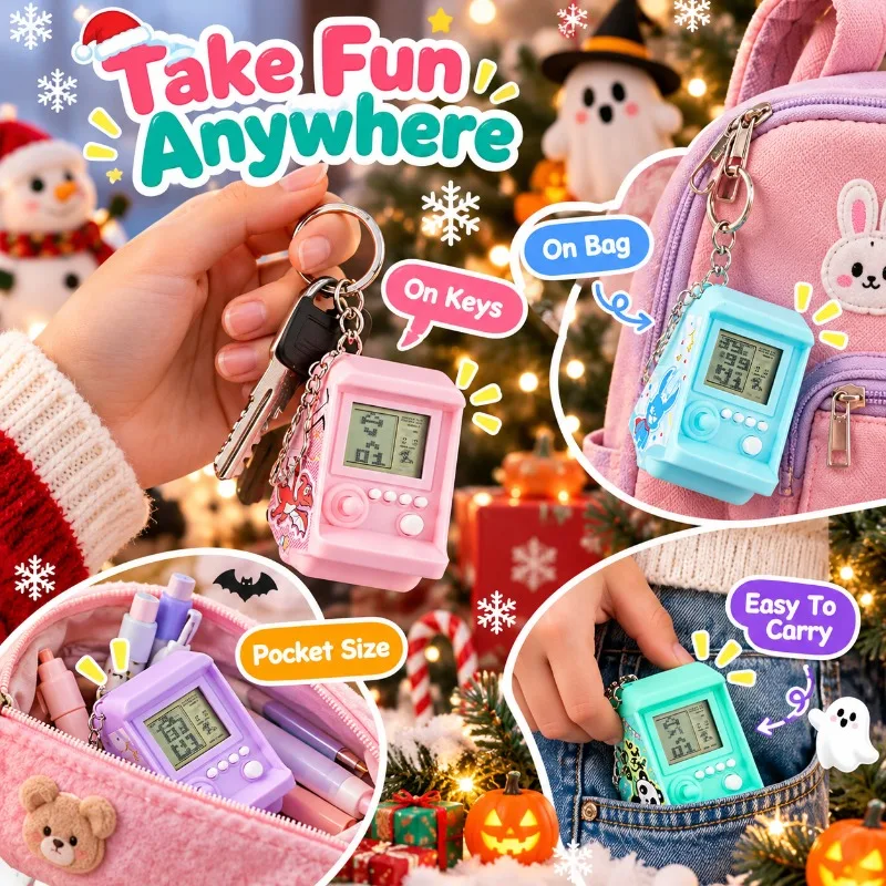 Gadget de jogos eletrônicos cr - Gaming Console Keychain avaliação e preço